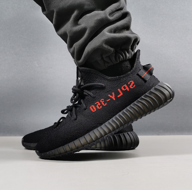 Yeezy 350 V2 Black Red