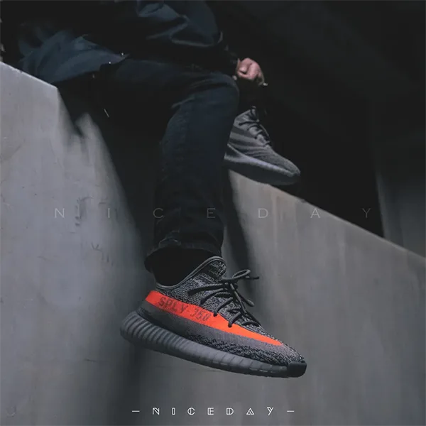 Yeezy Boost 350 V2 Grey Orange